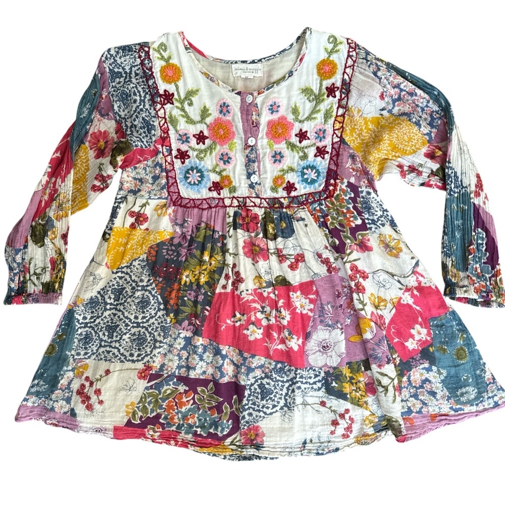Mimi & Maggie Floral Patchwork Dress